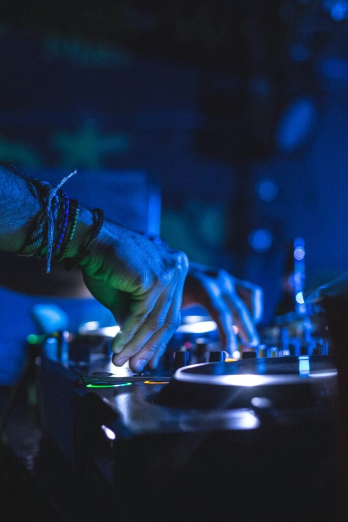 DJ setup at an event – 360 photo booth rental Dallas
