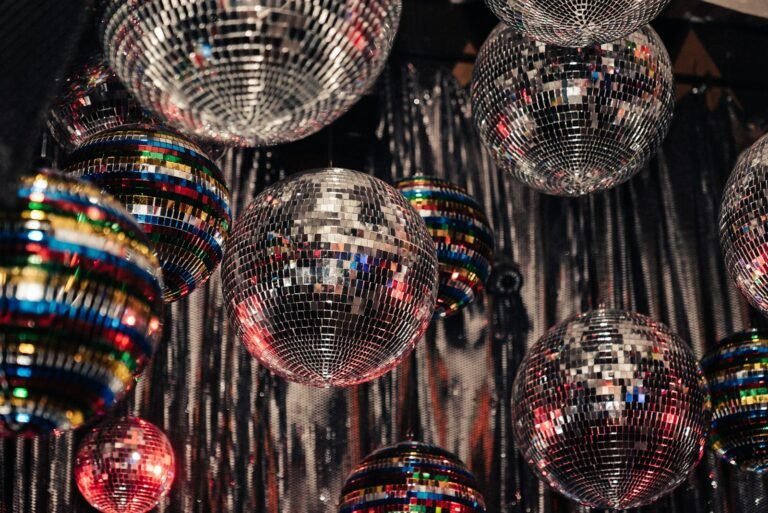 Mirror balls party decor